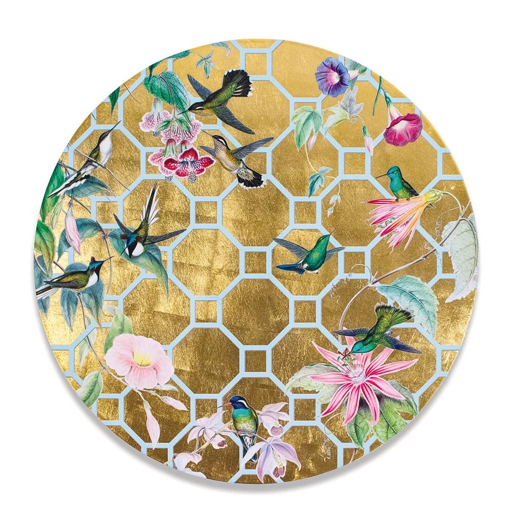Gold Lacquered Wooden Placemats
